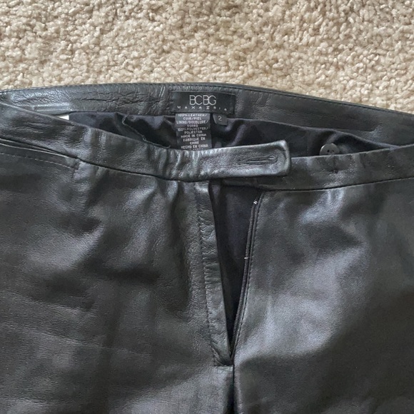 BCBG maxazria Leather Pants - Picture 2 of 2